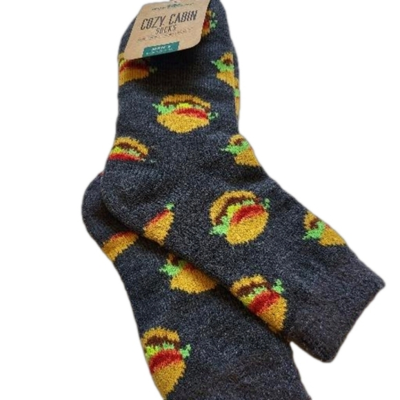 Northwest Territory Cozy Cabin Socks - Green and Gray - Picture 5 of 5